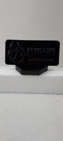 Fenton Black Ebony Glass Logo Dealer Display Sign