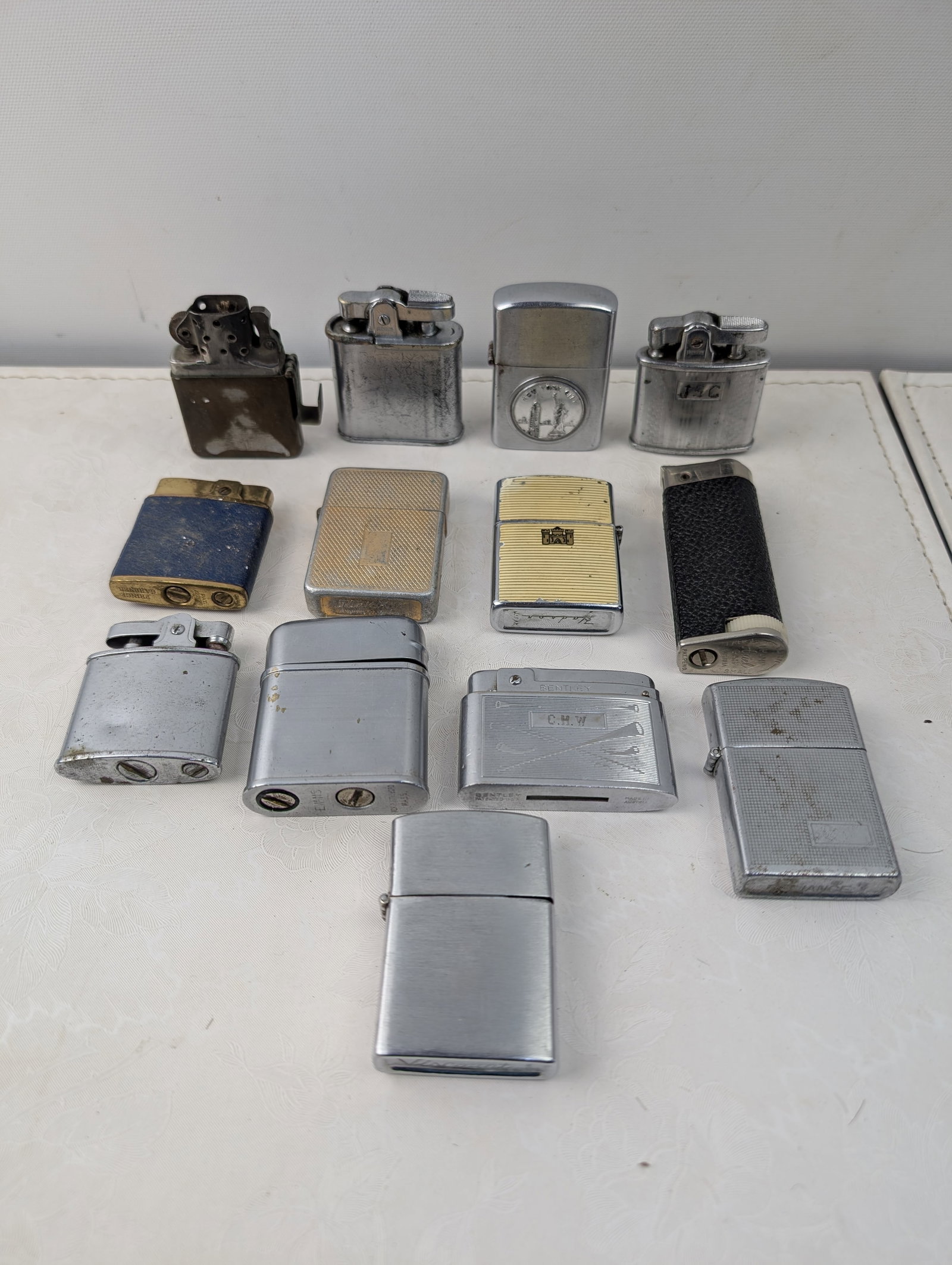 A Lot of Vintage Assorted Lighters, including Zippo (Pat. 2032695), Prince Gardner, Hadson, and (1 of 16)