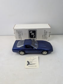 1994 AMT Ertl Chevrolet Corvette ZR-1 Admiral Blue Metallic Dealer Promo Model Car #6256 (1:24