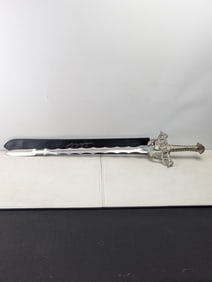 Decorative Fantasy Sword/Dagger with Dragon Hilt, Pakistan-Made, Engraved 'Excalibur'