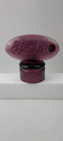 Fenton Purple Art Glass Logo Dealer Sign