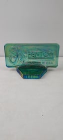 Fenton Art Glass Iridescent Carnival Glass 'Fenton' Logo Dealer Sign