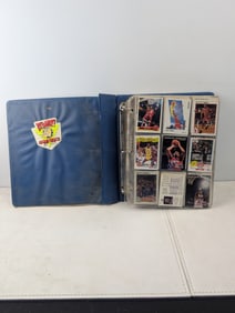 A Binder of Early-Mid 1990s Mixed Sports Trading Cards, featuring Basketball and Baseball Stars