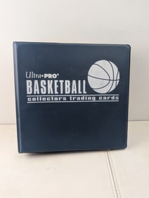 A Binder of Ultra-PRO Basketball Trading Card Collector's Album, containing a Collection of