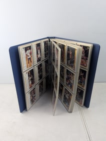 A Binder of Mid-1990s NBA Basketball Trading Cards, Featuring 1994-95 Upper Deck Series