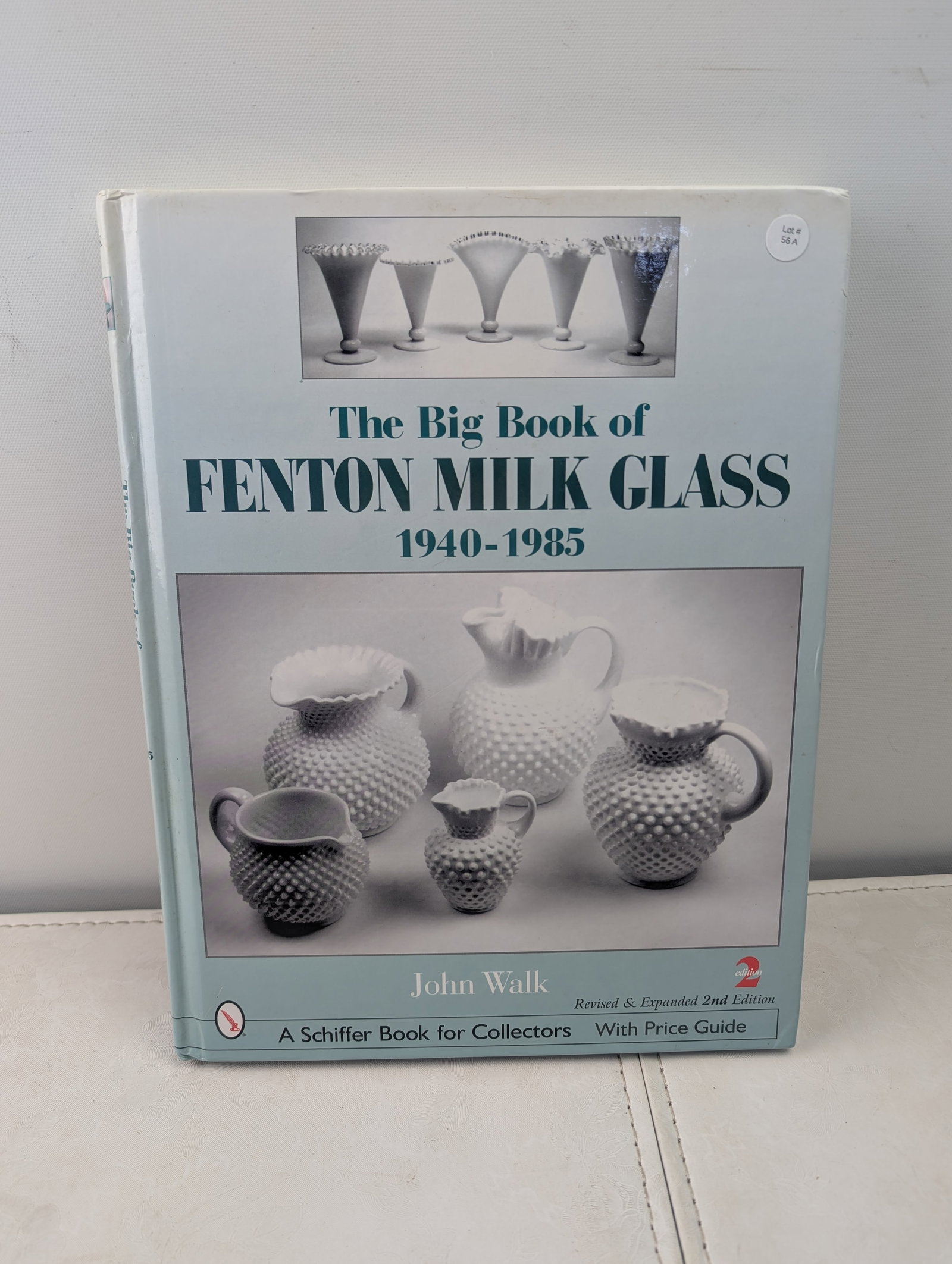 The Big Book of Fenton Milk Glass 1940?1985 by John Walk, revised & expanded 2nd edition. Collector: Reference book titled The Big Book of Fenton Milk Glass 1940?1985 by John Walk, revised and expanded second edition. Published as a Schiffer book for collectors, this volume provides extensive photogr