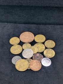 Thailand and other foreign coins (16 coins)