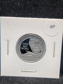 2022-S American Women .999 Proof Fine Quarter, Anna May Wong