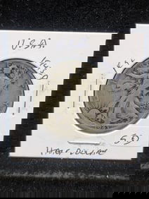 1943-D Silver Walking Liberty Half Dollar - WWII Era!