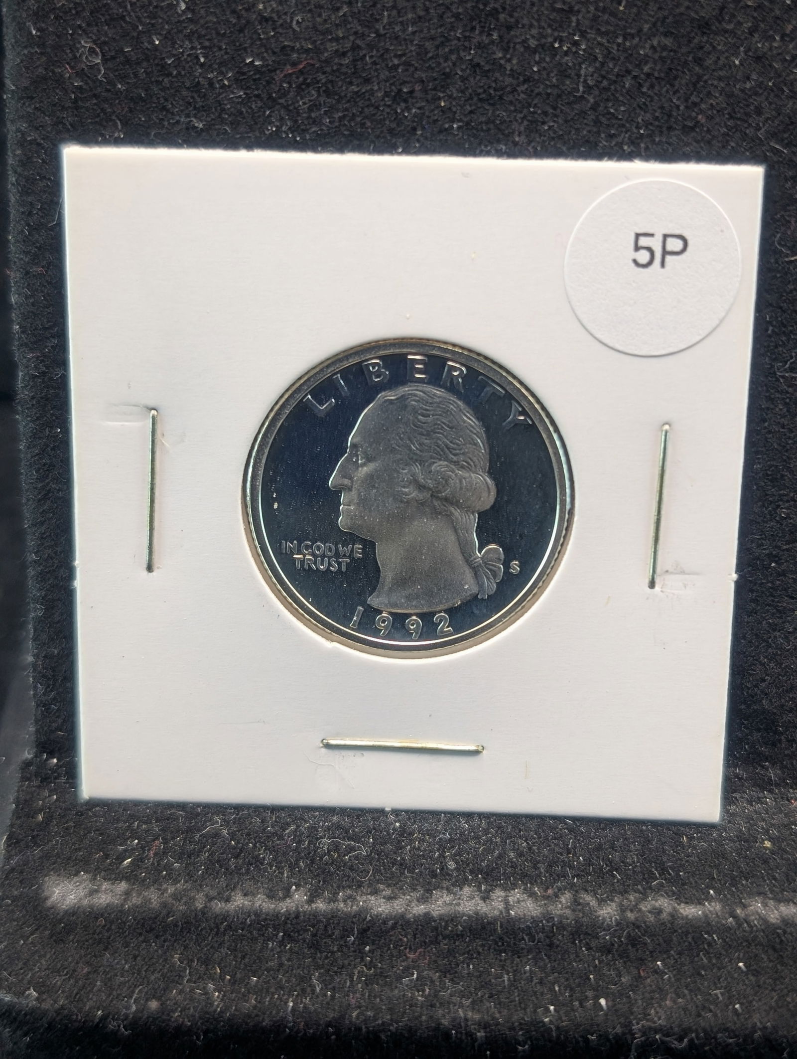 1992-S 90% Silver Proof Washington Quarter (1 of 2)