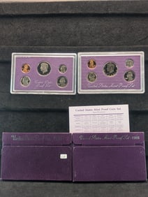 1986-S & 1989-S - Proof Sets w/original Packaging! - (10 Coins)