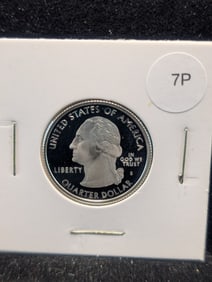 2008-S 90% Silver Proof State Quarter, Alaska (AK)