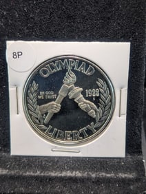 1988-S Proof Olympic Commemorative Silver Dollar