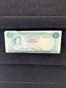 Bahamas One Dollar Banknote