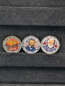 3-150 Year Aniv. Civil War Tokens
