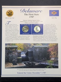 1999 P & D Delaware State Quarters