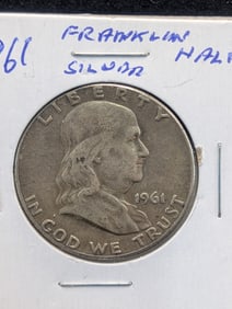 1961-P Franklin Half Dollar