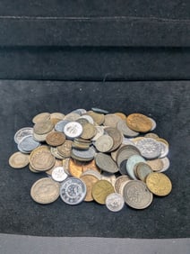 One Pound Mixed Foreign Coins.