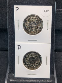 2020 P & D Uncirculated American Innovation Dollar, Massachusetts (MA)