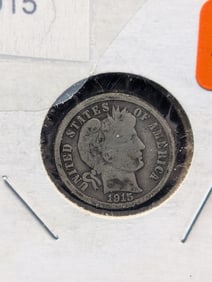 1915 Barber Dime