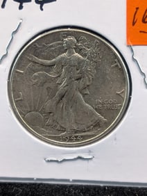 1944 Walking Liberty Half Dollar - Gem BU