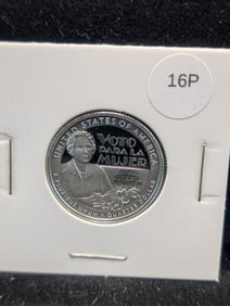 2022-S American Women Series .999 Fine Proof Quarter, Nina Otero Warren