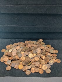 2.5 Lbs. Lincoln Mixed date cents, (400 coins)