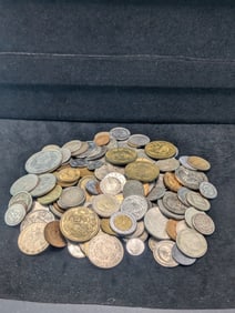 Two Pounds Mixed Foreign Coins.