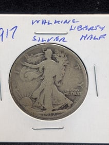 1917 Walking Liberty Half Dollar