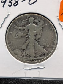 1938-D Walking Liberty Half Dollar