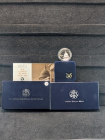 1994-S U.S. Capitol Proof Silver Dollar with Box & COA