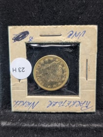 1883 Racketeer Liberty Head V Nickel. UNC.