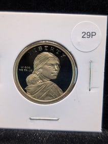 2022-S Proof Sacagawea Dollar, Eli S. Parker Reverse