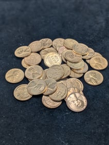 Forty 1930's Lincoln Wheat Cents
