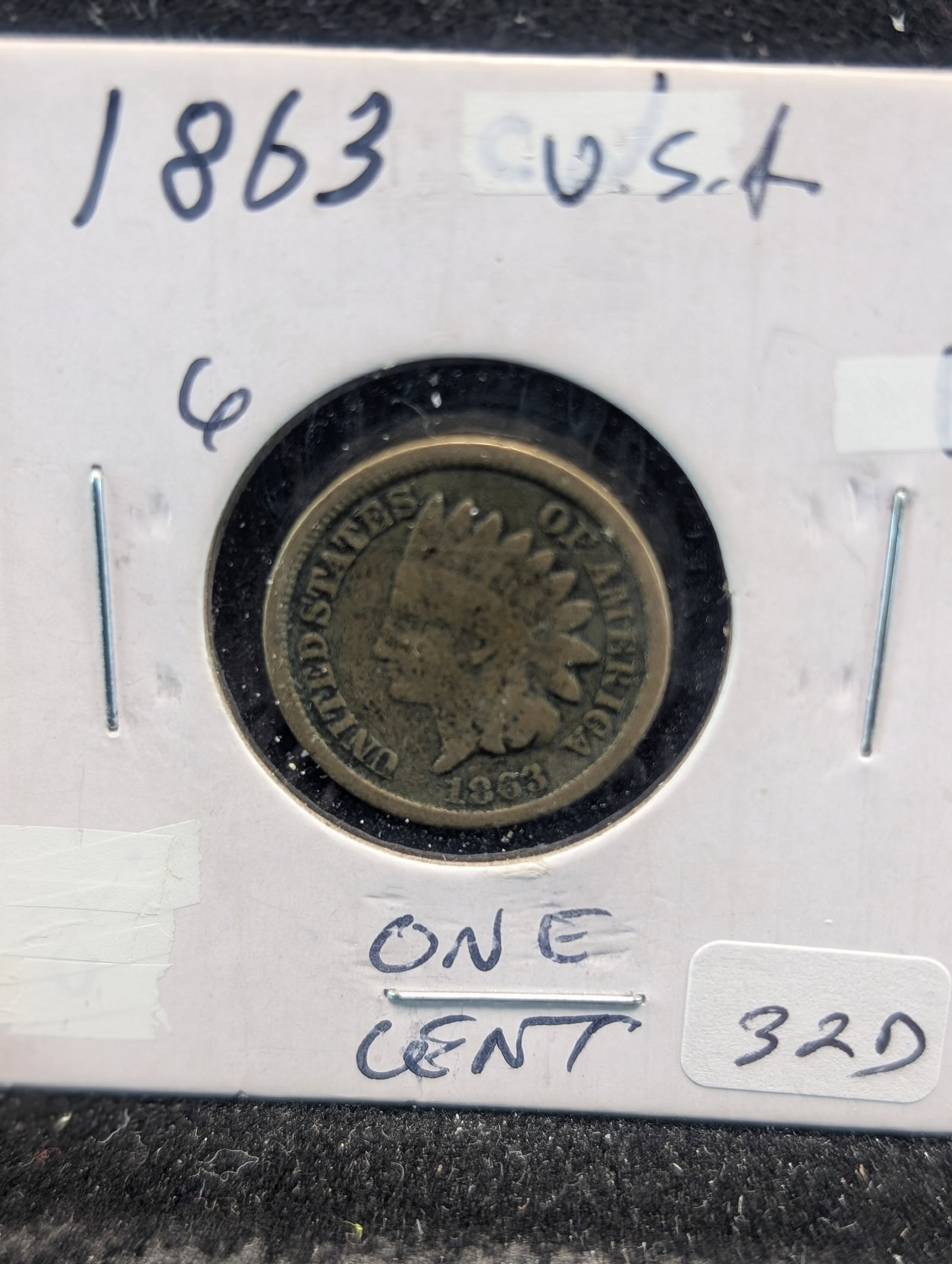 1863 CN Indian Head Penny - Civil War Era!: 1863 CN Indian Head Penny - Civil War Era!