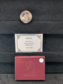 1982-S 90% Silver Proof George Washington Commemorative Half Dollar