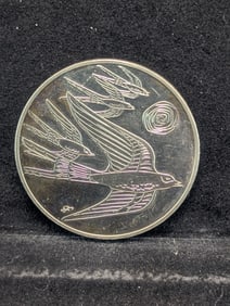 Four Calling Birds Christmas Token, Great Stocking Stuffer!