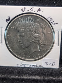 1925 Silver Peace Dollar