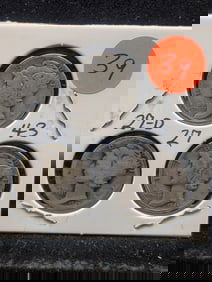 1927, 27-D, 29 Mercury Dimes