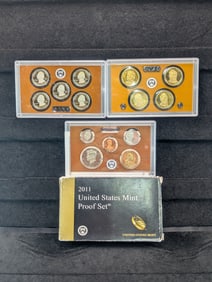 2011-S US Mint Proof Set 14 Coins w/ COA