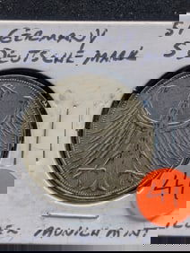 1951-D Germany 5 Deutsche Mark - Silver