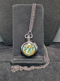 Mermaid Pocket Watch, New, Works Great, Nice Gift!