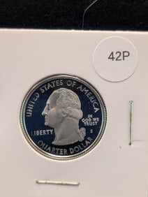 2008-S 90% Silver Proof State Quarter, New Mexico (NM)