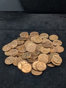 Seventy Plus, 1/2 Pound, 1950's, Lincoln Wheat Cents