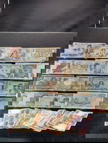 30 Foreign Bank Notes.