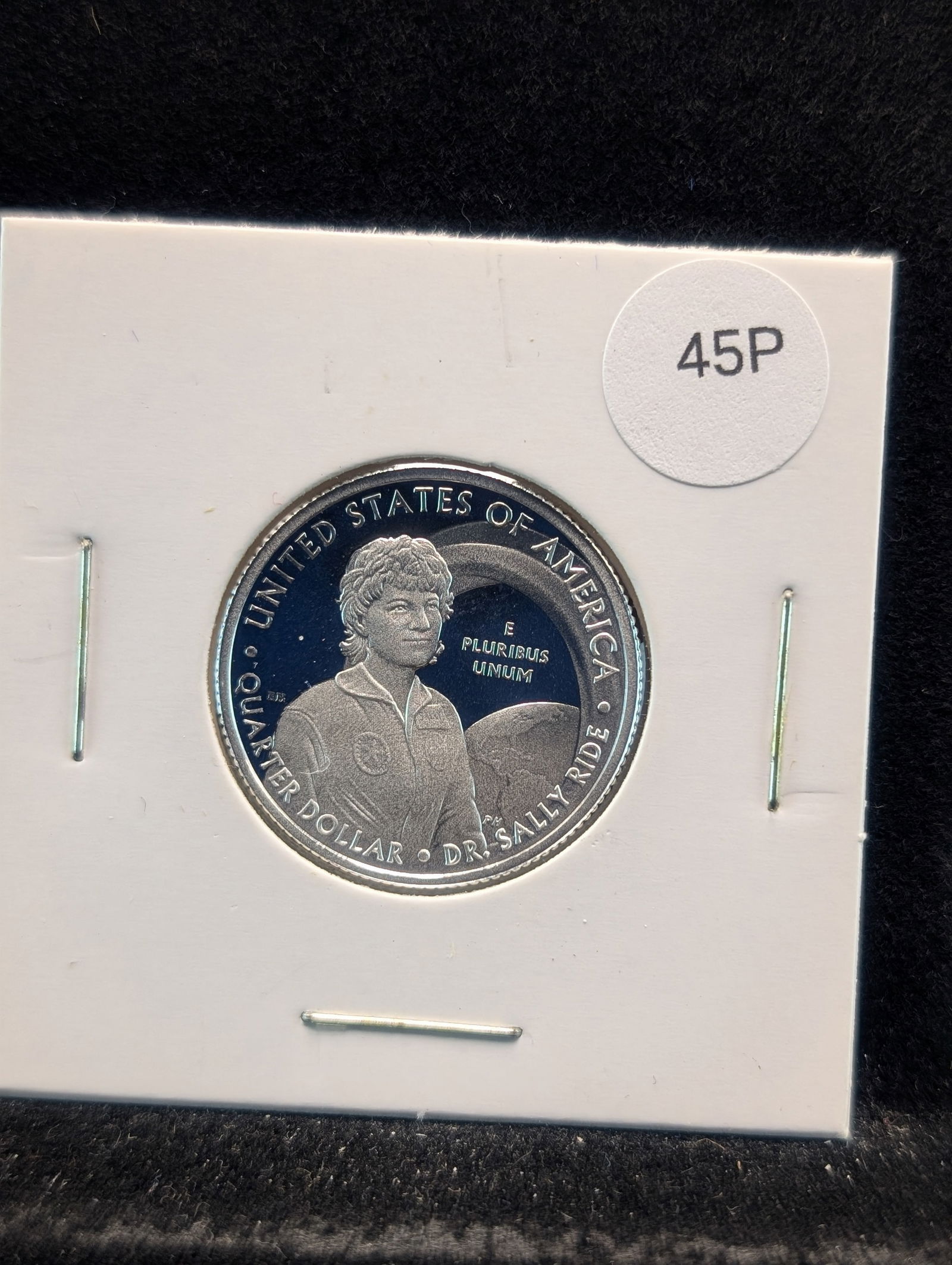 2022-S American Women .999 Fine Proof Quarter, Dr. Sally Ride (1 of 2)