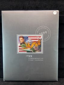 1999 USPS Hardbound Stamp Yearbook with Sealed Stamp Set, $33.55 FV
