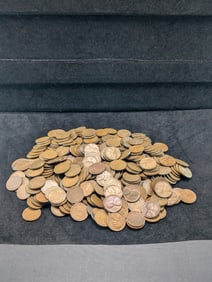 400 Wheat Cents. Circulated.