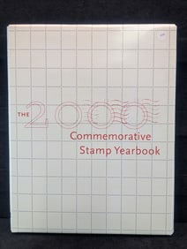 2000 USPS Hardbound Stamp Yearbook with Sealed Stamp Set, $32.67 FV