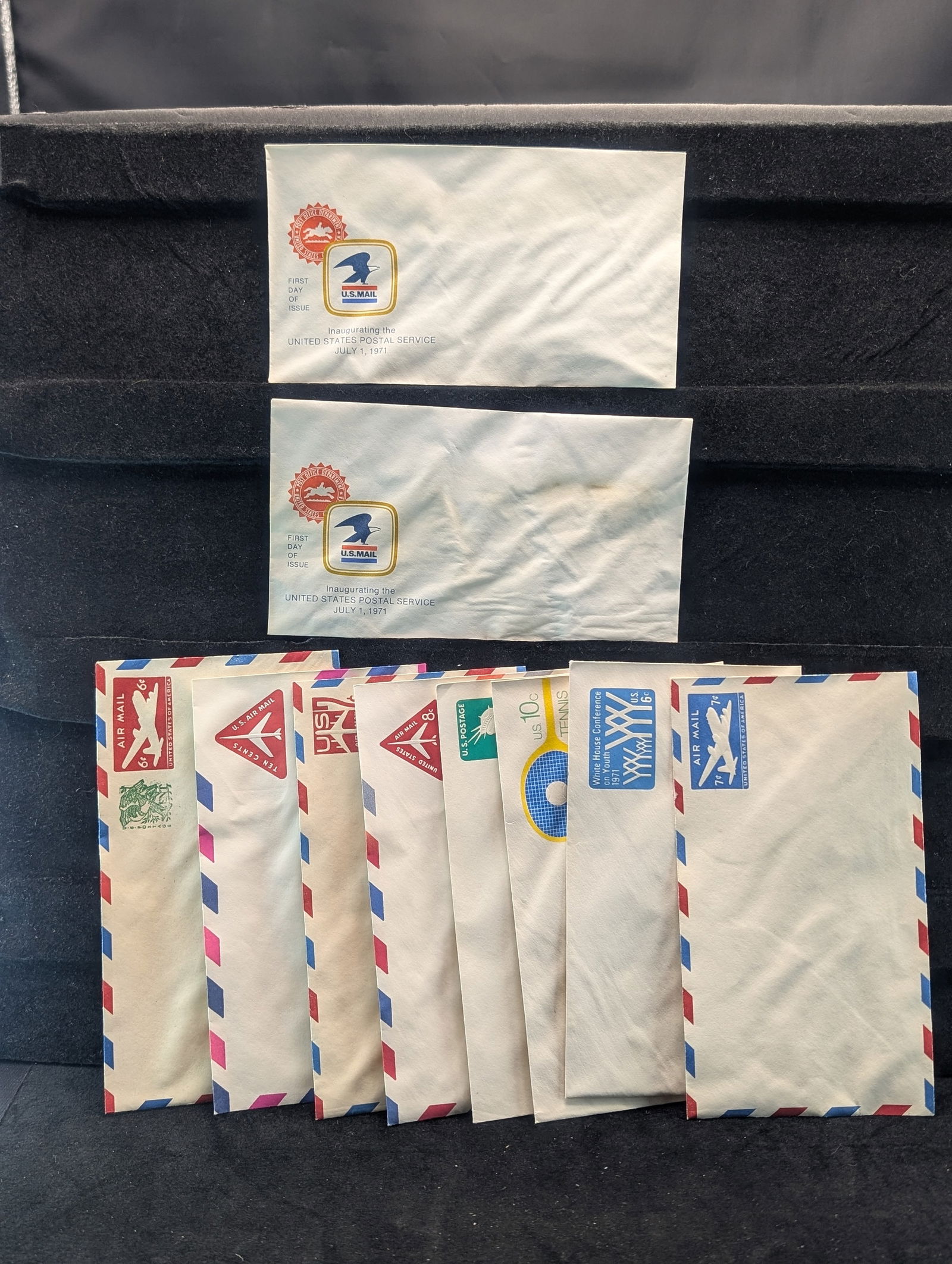 10- Postal Covers: 10- Postal Covers